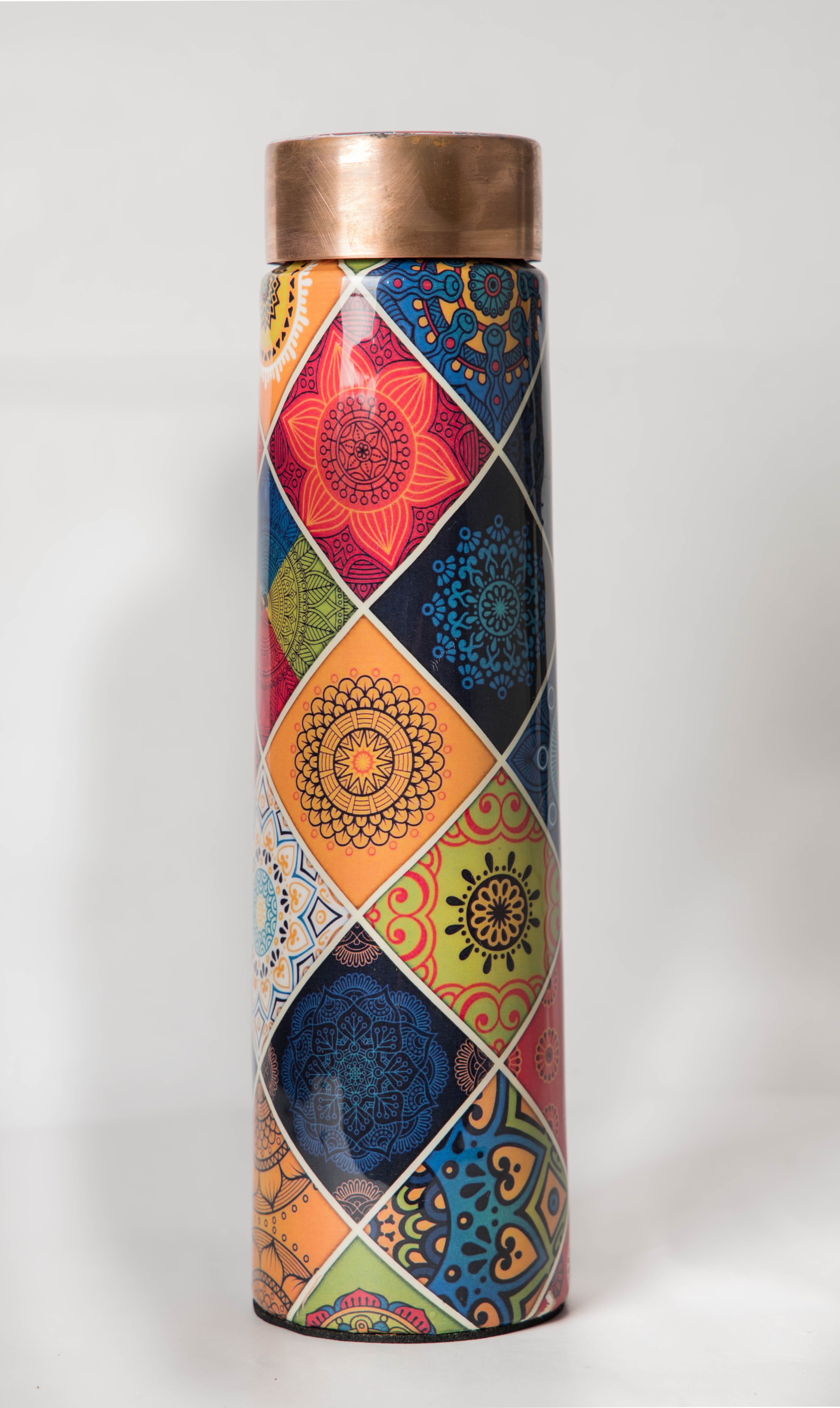 Moroccan Red Copper Bottle